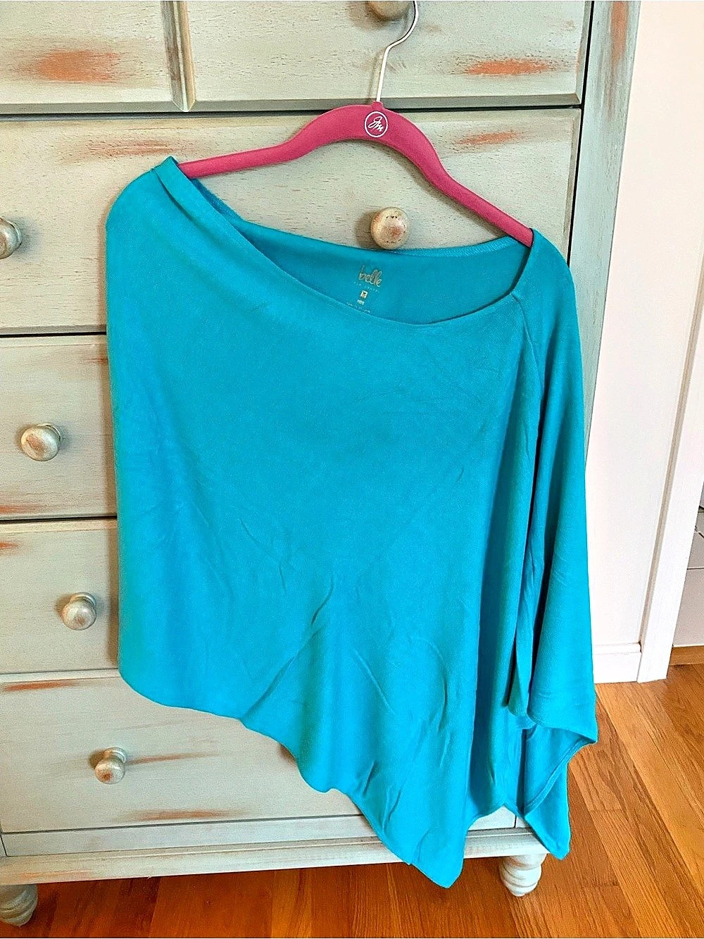 Belle Teal Poncho